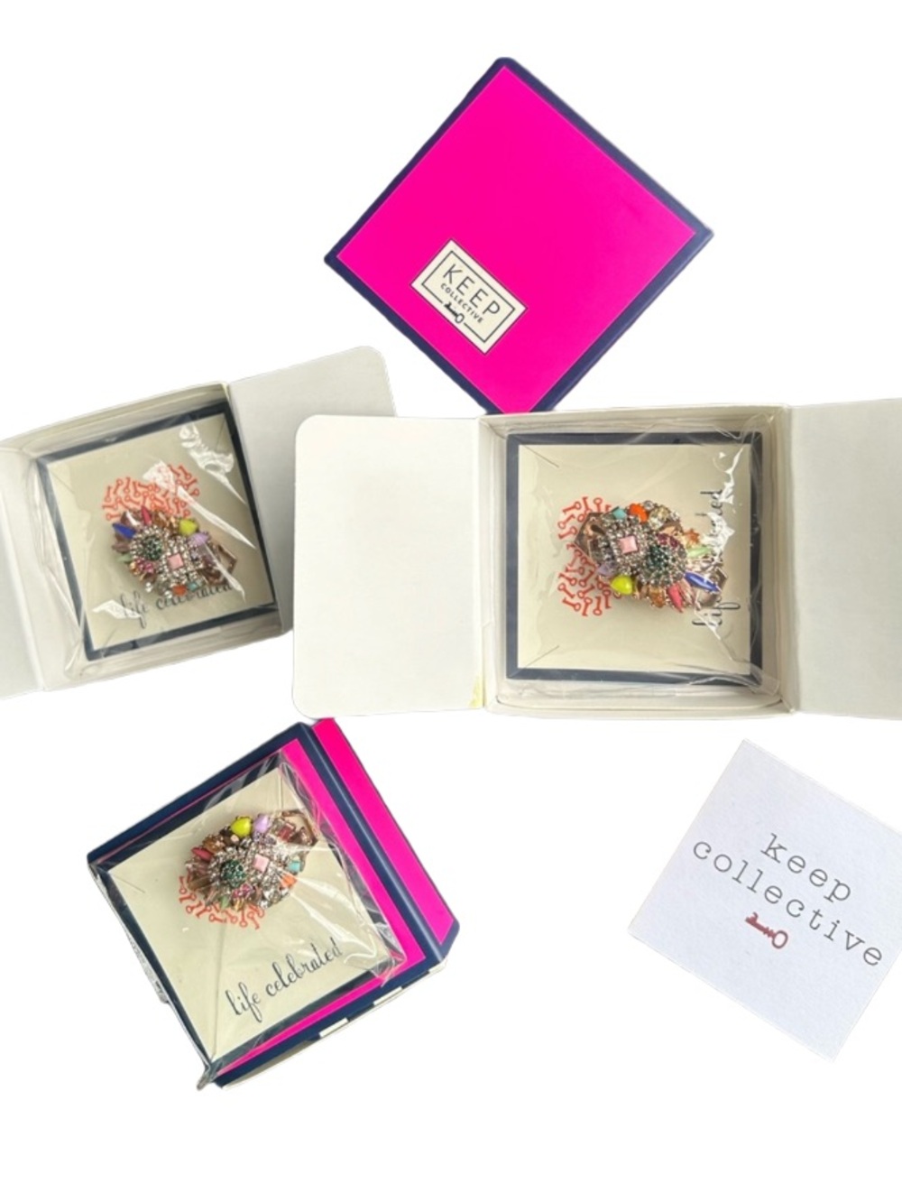 Keep Collective RETIRED charms Shades of you Gold focal charm. Set of 3 NWB